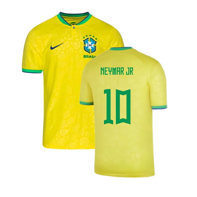 2022-2023 Brazil Little Boys Home Shirt (Neymar JR 10)-SoccerKits Hub | Buy Soccer Jerseys Online
